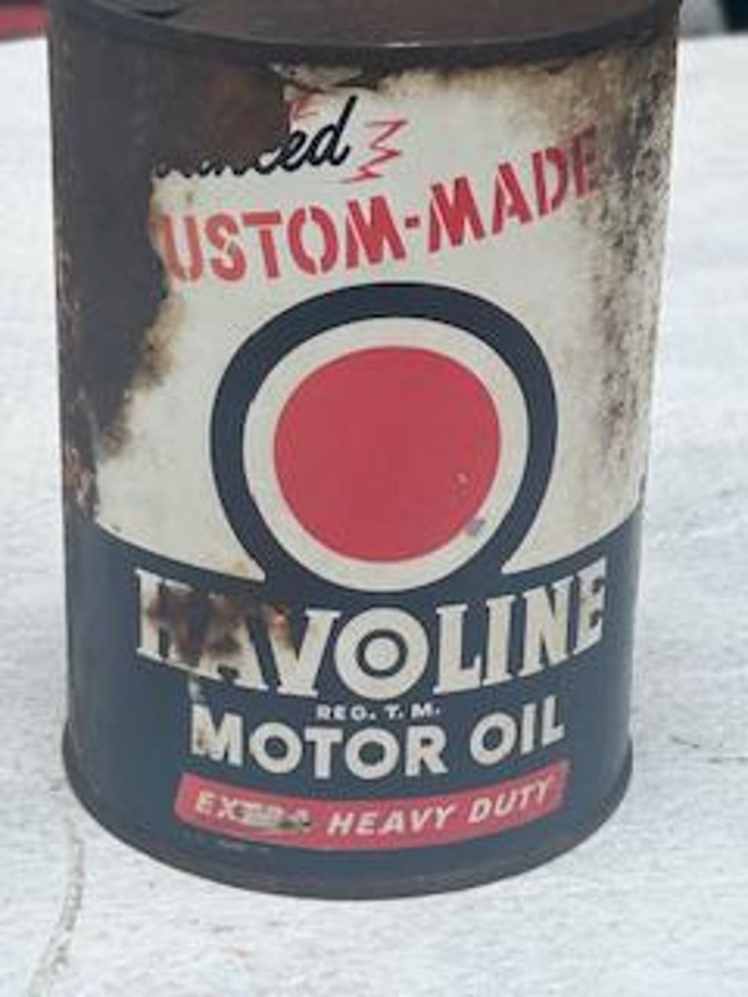Vintage 1940s Havoline Motor Oil Can – Texaco Collectible - Etsy