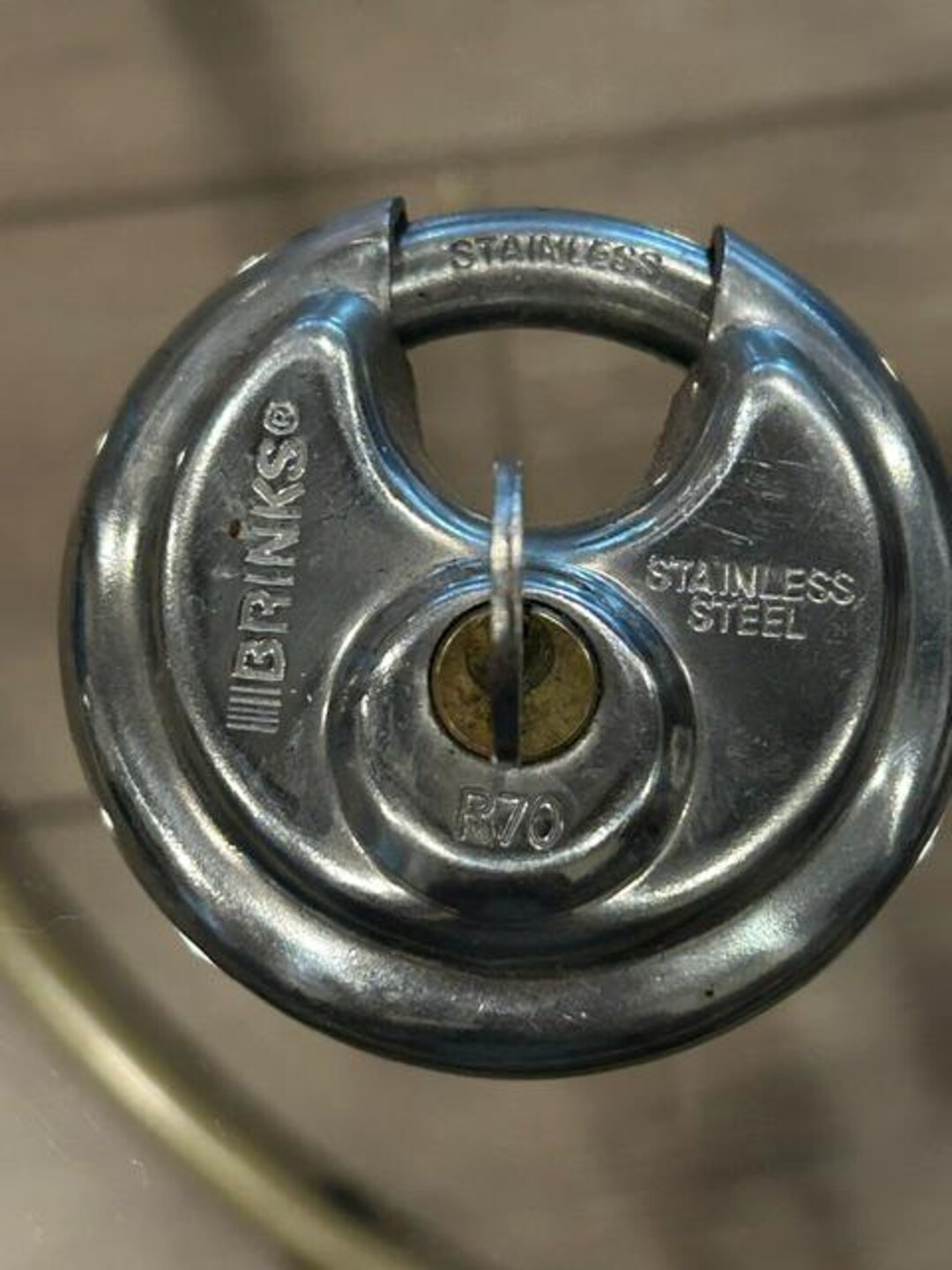 Brinks R70 Padlocks Brinks #R70 Stainless Steel Storage Unit Padlock - Works Great - Etsy