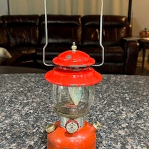 Vintage 1963 Coleman 200A Lantern: Original Globe, Functional - Etsy