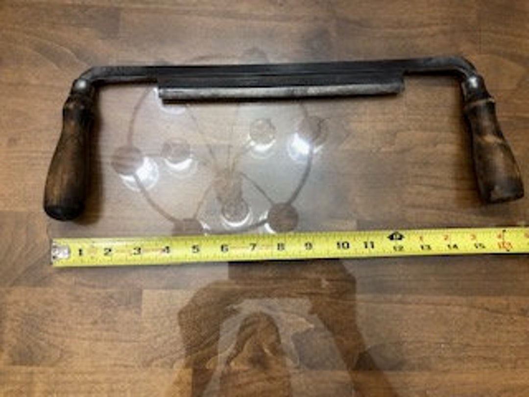 Drawpull Knife Diamond Edge Draw Blade Knife. 9'' Blade Length Overall