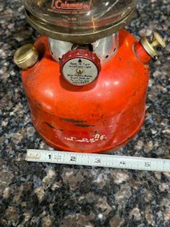 Vintage 1963 Coleman 200A Lantern: Original Globe, Functional - Etsy