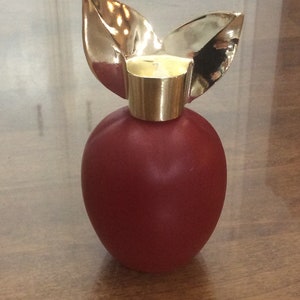 Avon : Vintage 3 oz Avon Apple theme - Bird of Paradise - excellent condition- pre-owned- collectible