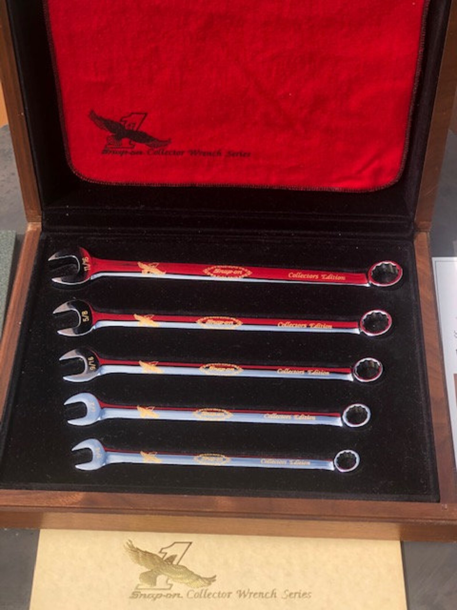 Snap On Collector Wrench Series 24K Gold Engraved Set Super Etsy