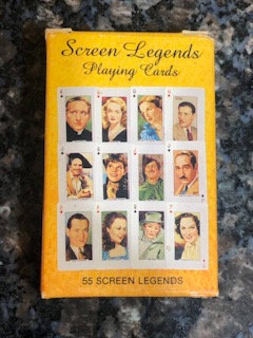 Playing Card : Vintage Screen Legends Playing Cards Stamford, Conn ...