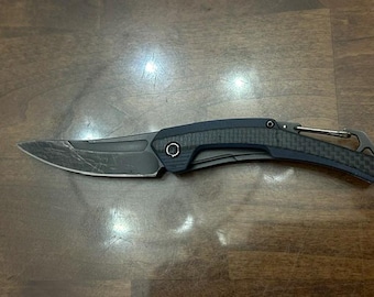 Kershaw lock blade- belt clip all steel pocket knife- Nice pre-owned condition