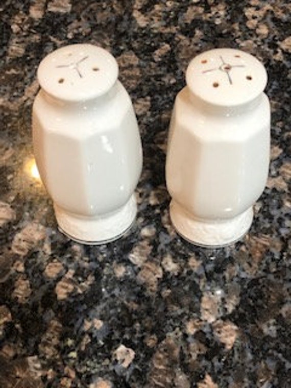 Salt and Pepper Shakers - Porcelain S&P Shakers -… - image 2