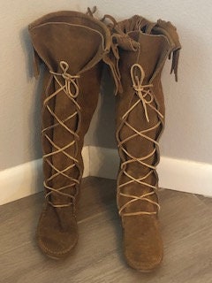 Minnetonka knee high clearance boots