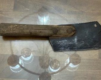 Vintage KUTMASTER Meat Cleaver – Antique Butcher Tool, Utica Cutlery Co.