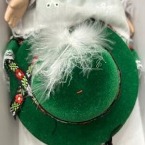 Vintage Porcelain Doll – Collectible Foreign Porzellan Puppe, Original Box imagem 5