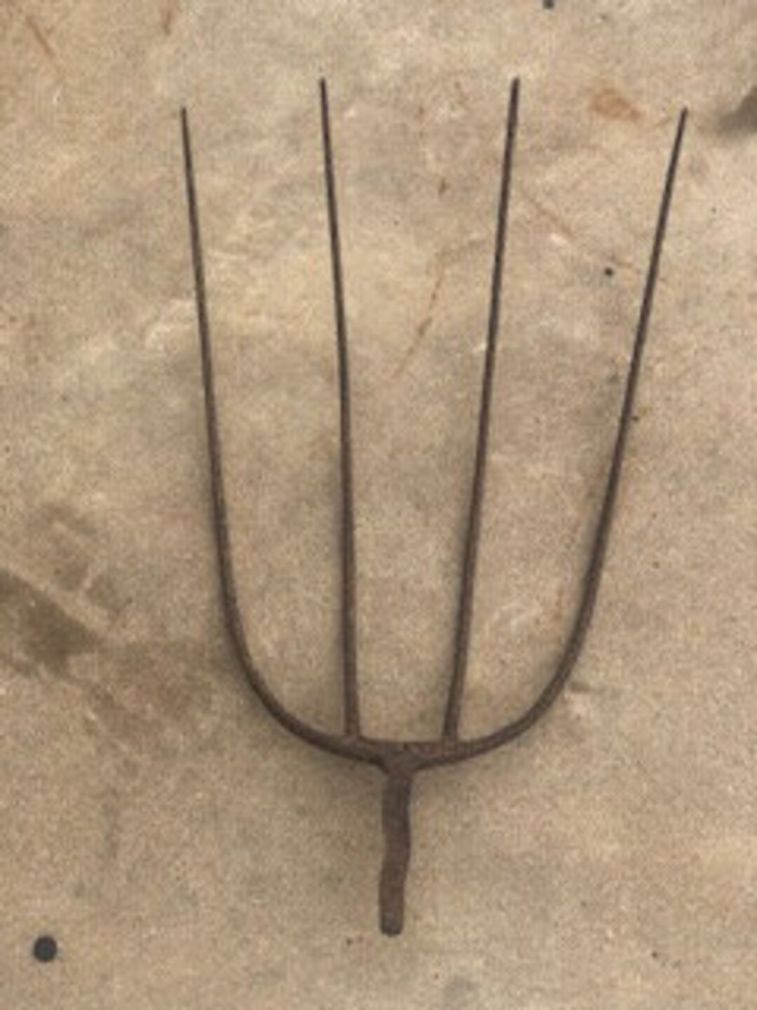 Pitch Fork Antique Early 1900's Four 4 Prong Pitch Fork Head Antique