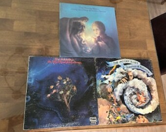 Vintage Moody Blues Vinyl Record Set – 1969-1971, London Records