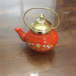 Avon : Vintage Avon Cotillion Tea Pot theme foaming bath oil bottle - Pre-owned- collectible