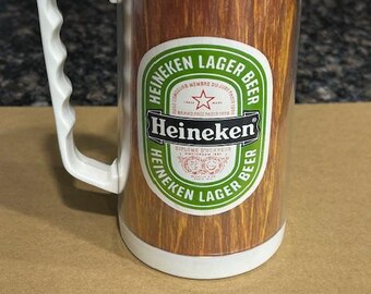 Vintage Heineken Beer Mug - Armorcraft Thermal Insulated Mug.