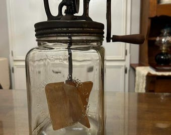 Dazey 3 Qt Butter Churn  ( 3/4 gallon ) : Pre-owned - Antique