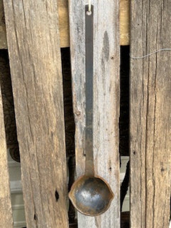 Cast Iron Ladle -Set of 3 cast iron ladles: Antiq… - image 5