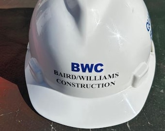 Hard Hat- Hard Plastic Construction helmet - pre-owned- like new condition