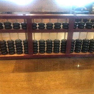 Abacus : Vintage Japan 13 digit Abacus - Educational. Collectible