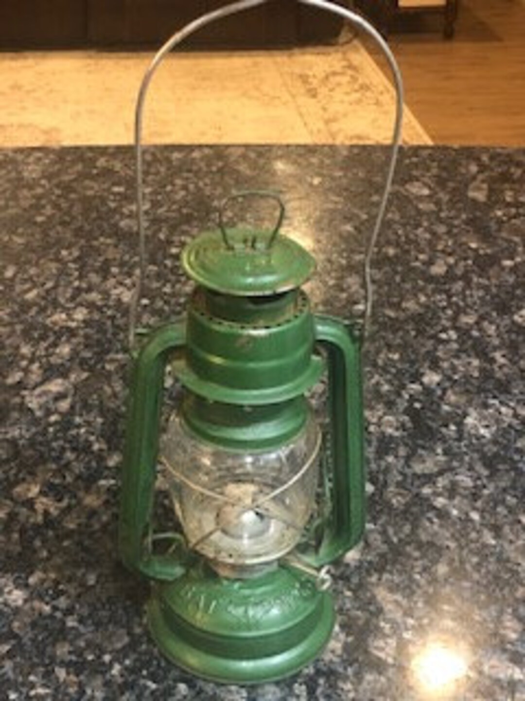 Bat No. 158 Vintage Kerosene Lantern Made in Germany Working Condition