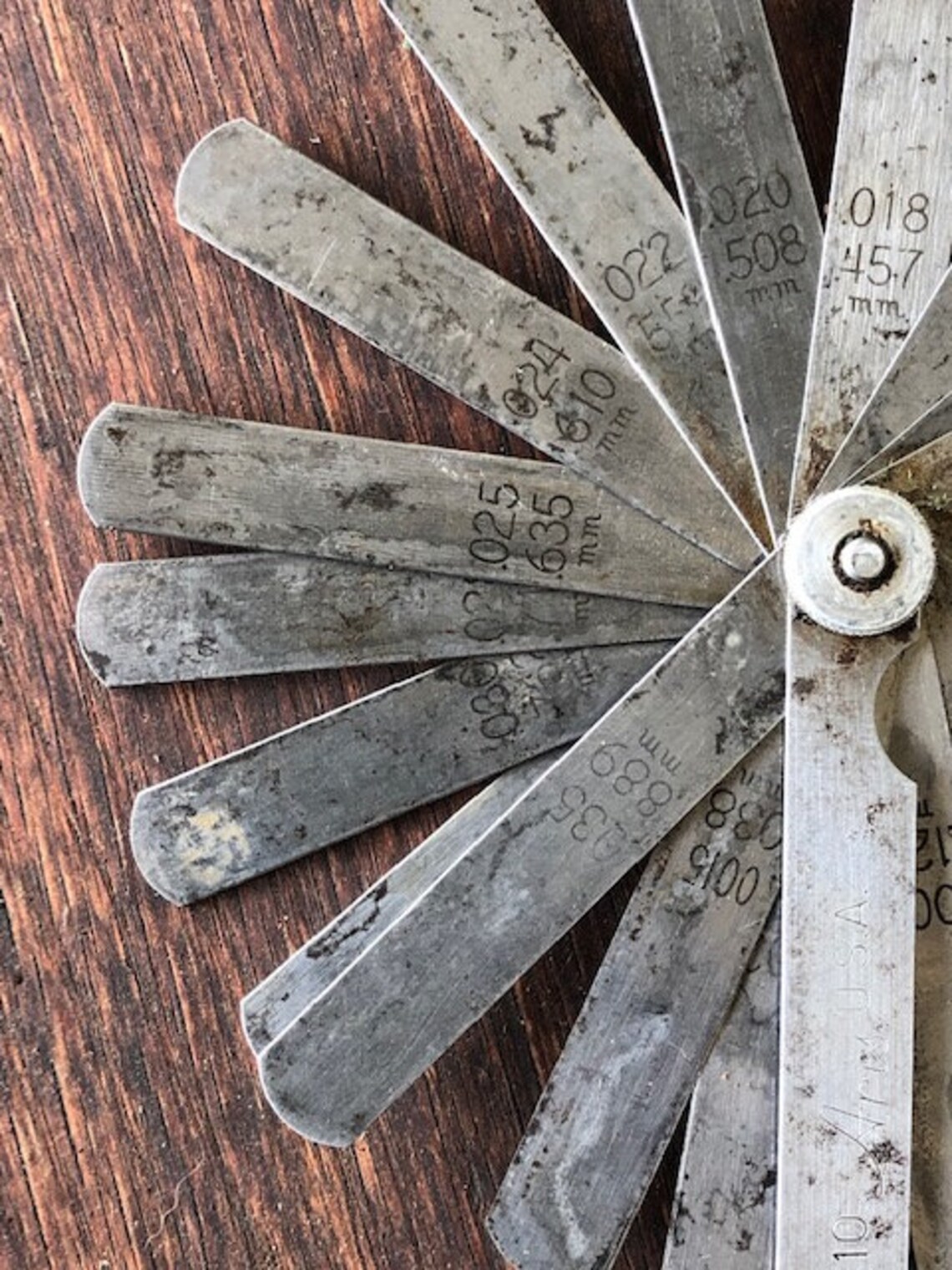 Vintage Aris USA 6210 automotive Feeler Gauge Etsy