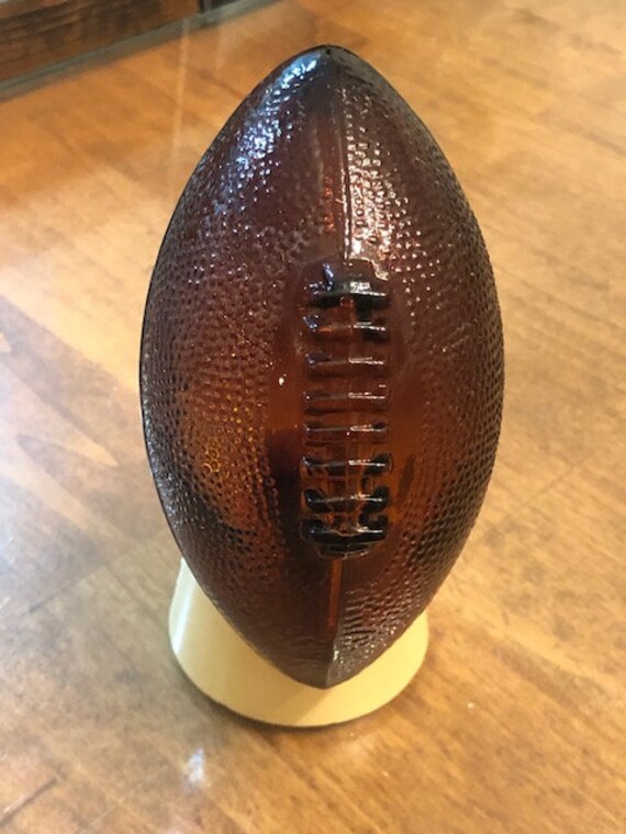 Avon Vintage Avon Brown Glass Football Decanter Etsy