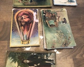 Antique 1910s Postcards – Ephemera Collection, Austin Texas Postmarks
