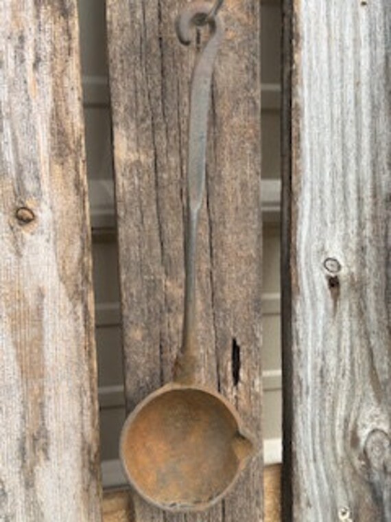 Cast Iron Ladle -Set of 3 cast iron ladles: Antiq… - image 3