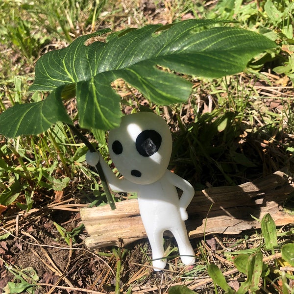 New Umbrella Forest Spirit - We Rattle! - Kodama -  Each one has a unique sound- 3 Inches Tall