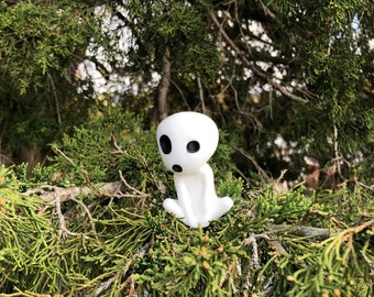 Sitting Forest Spirit - We Rattle! - Kodama -  Each one has a unique sound- 3 Inches Tall