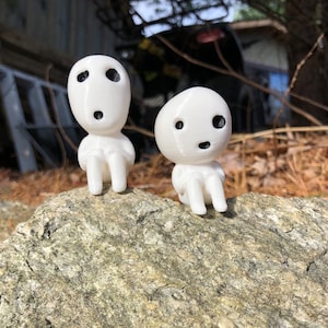 NEW! Sitting Forest Spirit - We Rattle! - Kodama -  Each one has a unique sound- 2 Inches Tall