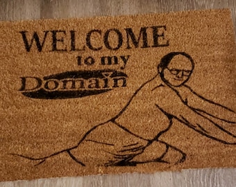 Seinfeld Welcome to My Domain George Costanza Door Mat