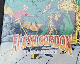 Flash Gordon New Old Stock verzegelde ongeopende puzzel uit 1978