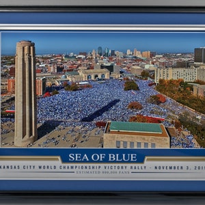 2015 Kansas City Royals World Series Victory Rally Print - Free Shipping