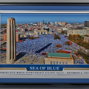 2015 Kansas City Royals World Series Victory Rally Print Free Shipping image 1