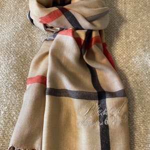 Blessed (Sale). Scripture Scarf Numbers 24