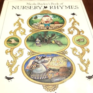 Nicola Bayley&#39;s Book of Nursery Rhymes, 1975, Hardcover, Printed in Italy