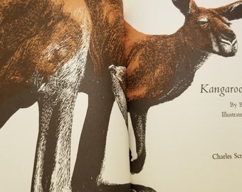 1966 Kangaroo Red by Berniece Freshet and Illustrated by John Schoenherr, Hardcover, #610