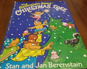 First Edition, 1980 The Berenstain Bears' Christmas Tree by Stan and Jan Berenstain, Hardcover, Paper Ephemera