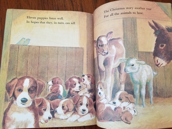 1977 the Animals' Christmas Eve A Little Golden Book - Etsy 1977 the Animals' Christmas Eve A Little Golden Book - Etsy