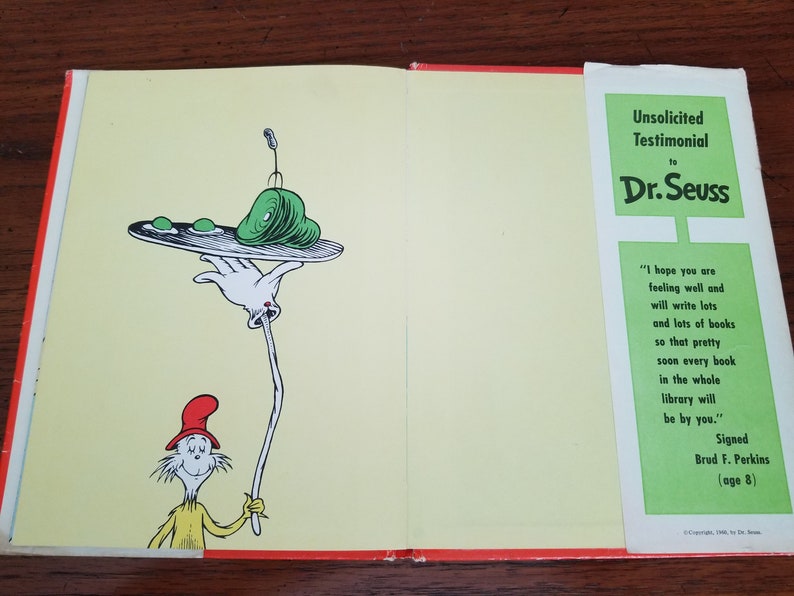 1960 Green Eggs and Ham by Dr. Seuss, I Can Read It All by Myself