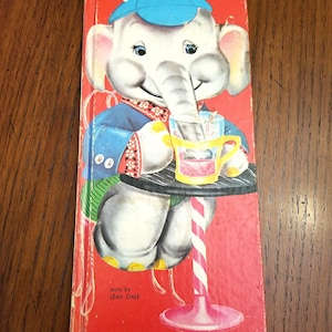 Alfie The Playful Elephant Book: 1966 First Edition Hardcover