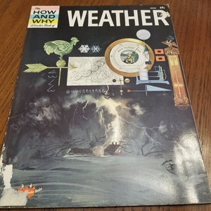 1971 How and Why Wonder Book of Weather: Vintage Softcover