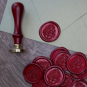 Hand wax stamp (seal) – Decorative letter S
