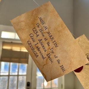 Banner de carta de aceptación de los Wizards personalizado