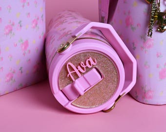 Ibiza Sunset Curated Collection - Topper Tag Personalized Name Plate for IceFlow LoveShackFancy Collab
