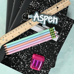 Foil Stamped Personalized Ticonderoga Pastel Pencil Set | Custom Teacher Pencils | Personalized Pencils for Kids | Back to School
