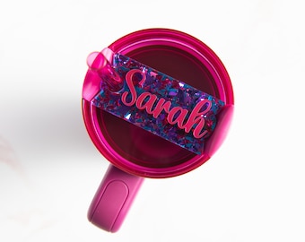Berry Truffle Perfect Pair - Topper Tag Personalized for Stanley Quenchers 20oz, 30oz, 40oz, and 64oz sizes