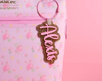 Ibiza Sunset Curated Taschenanhänger | Personalisierte Bag Tag Schlüsselanhänger