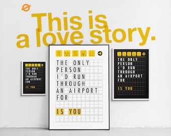 Fleabag x Claire Airport-love poster