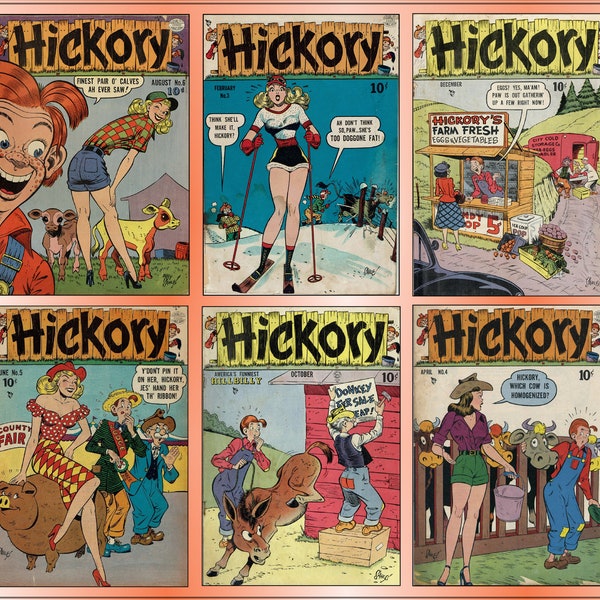 Comic books - 'Hickory - America's Funniest Hillbilly' - digital download