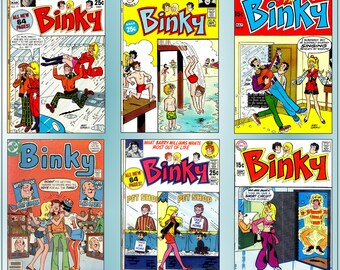 Digitaler Download - Binky - 11 Ausgaben - Comic der 70er Jahre